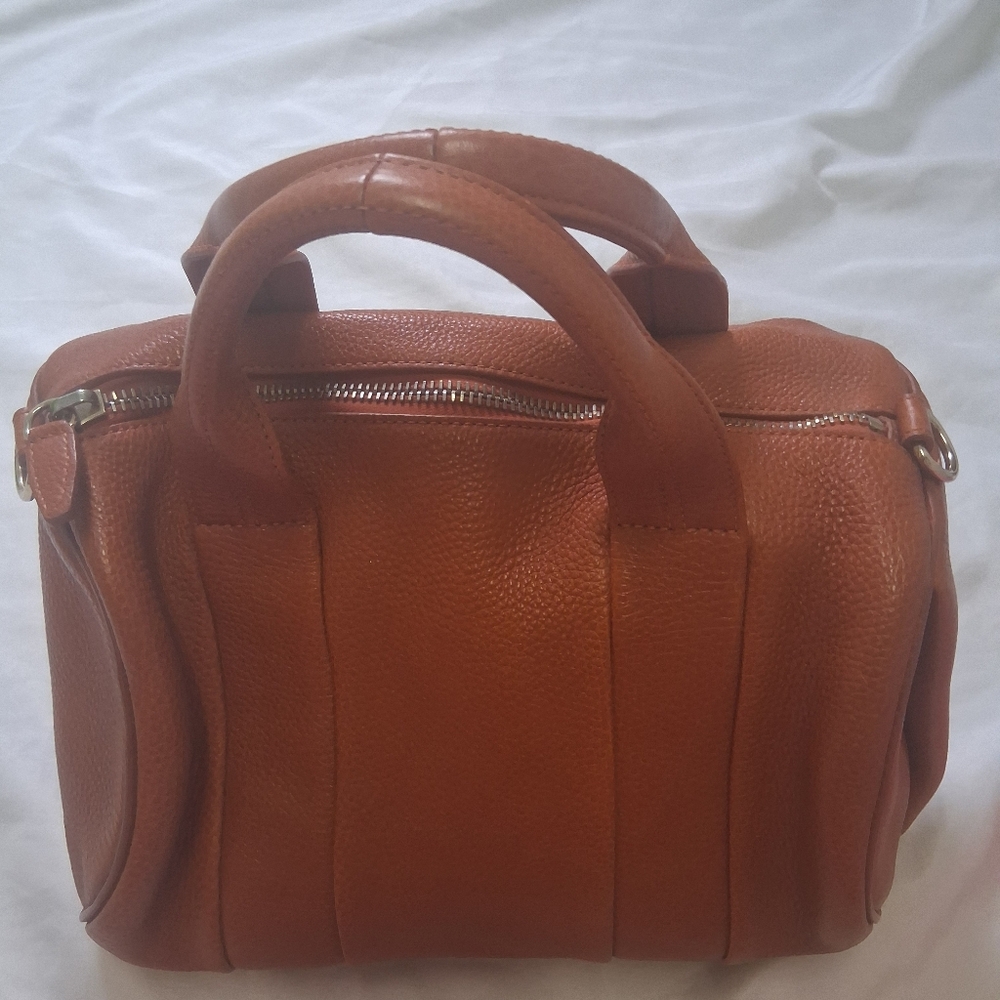 WomenLeather Travel Duffel Bag - Tan